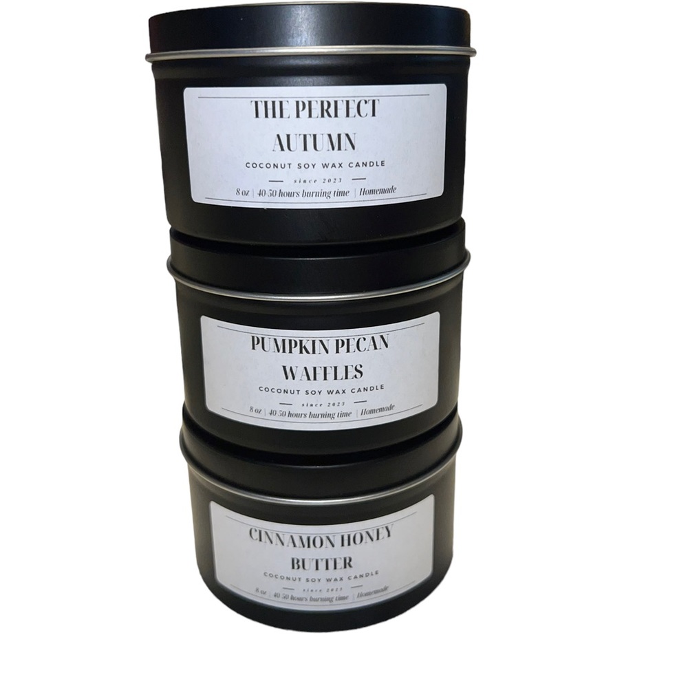 Set of 3 Homemade Scented Candles - Picture 1 of 3